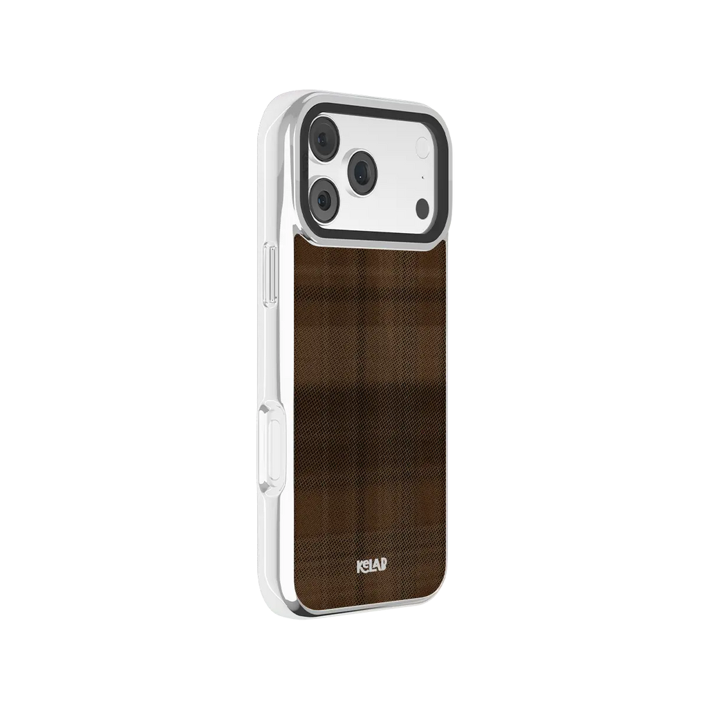 Chestnut | Brown Flannel Plaid iPhone Case