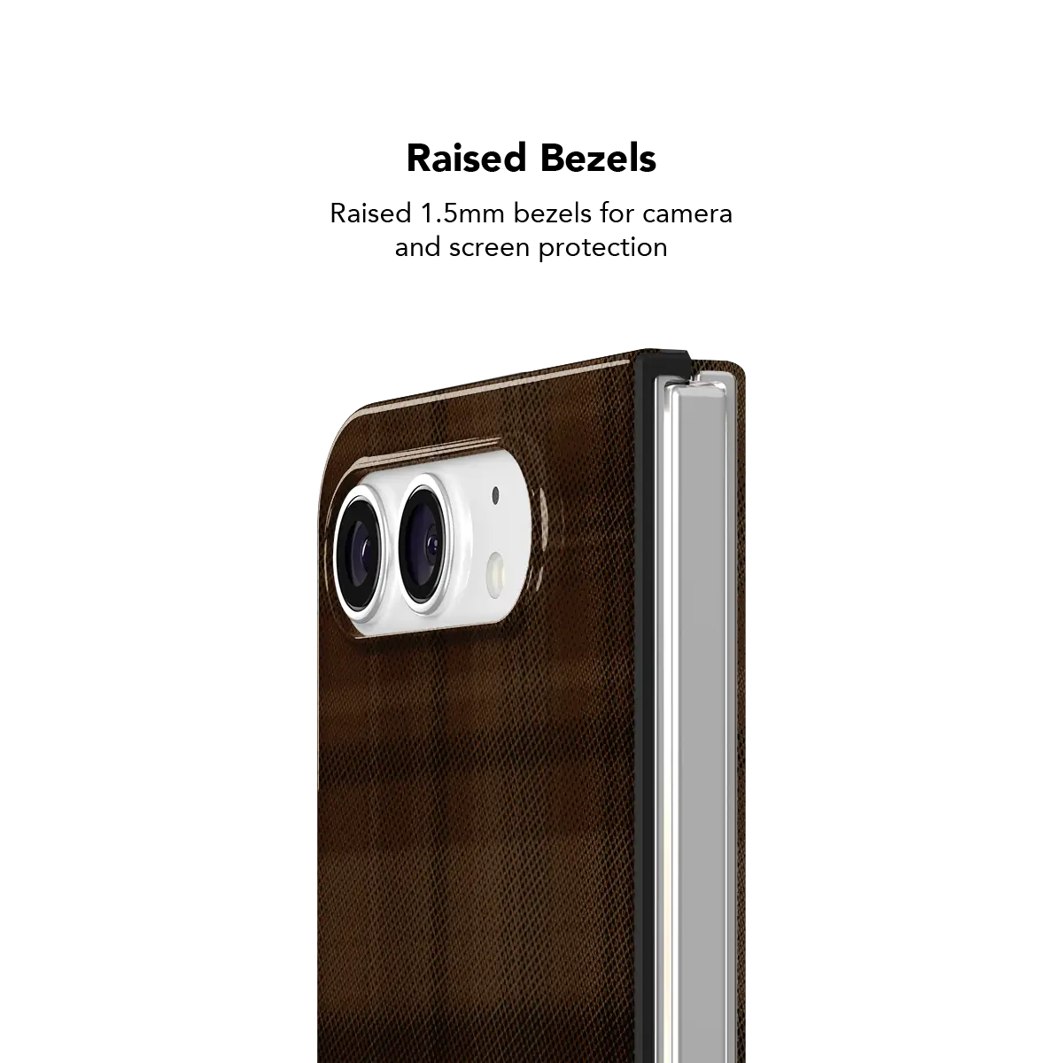 Chestnut | Brown Flannel Plaid iPhone Case