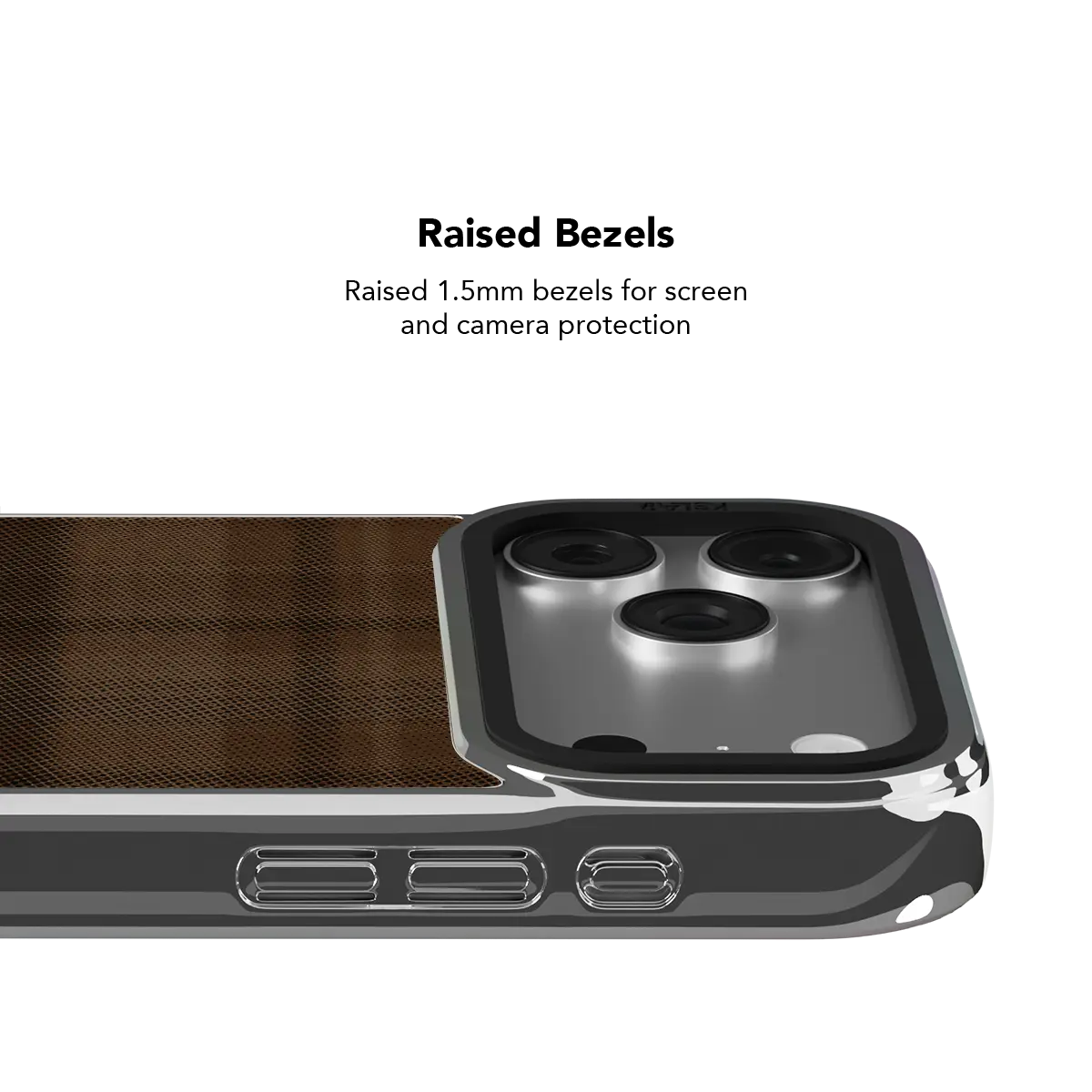 Chestnut | Brown Flannel Plaid iPhone Case