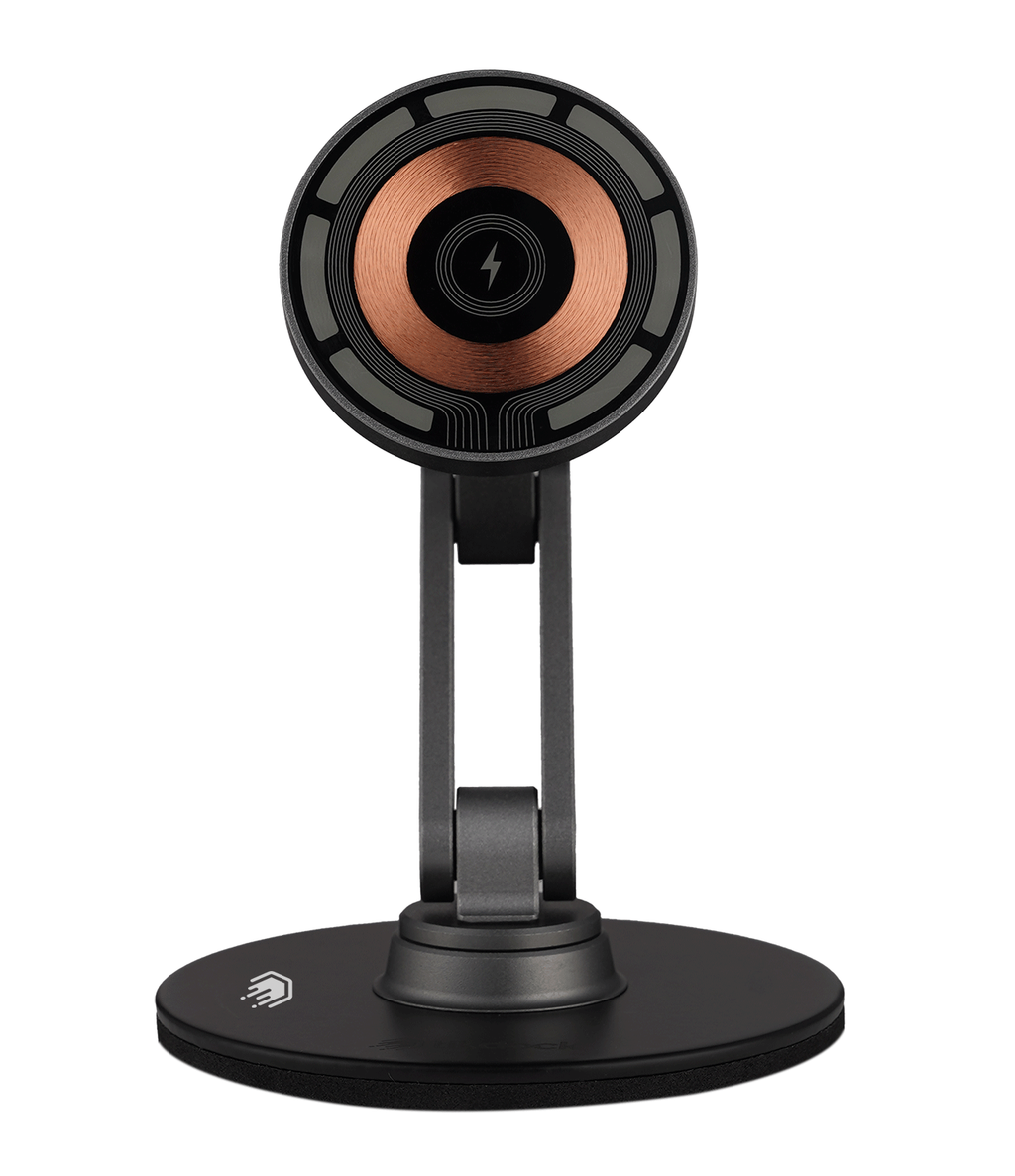 ClikDock Magnetic Wireless Charging Stand, Space Grey
