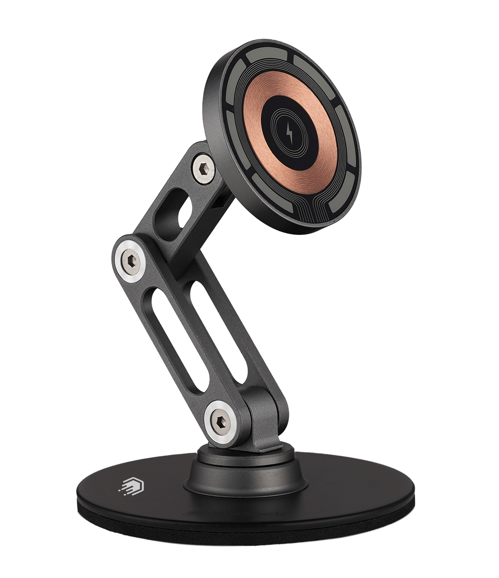 ClikDock Magnetic Wireless Charging Stand, Space Grey