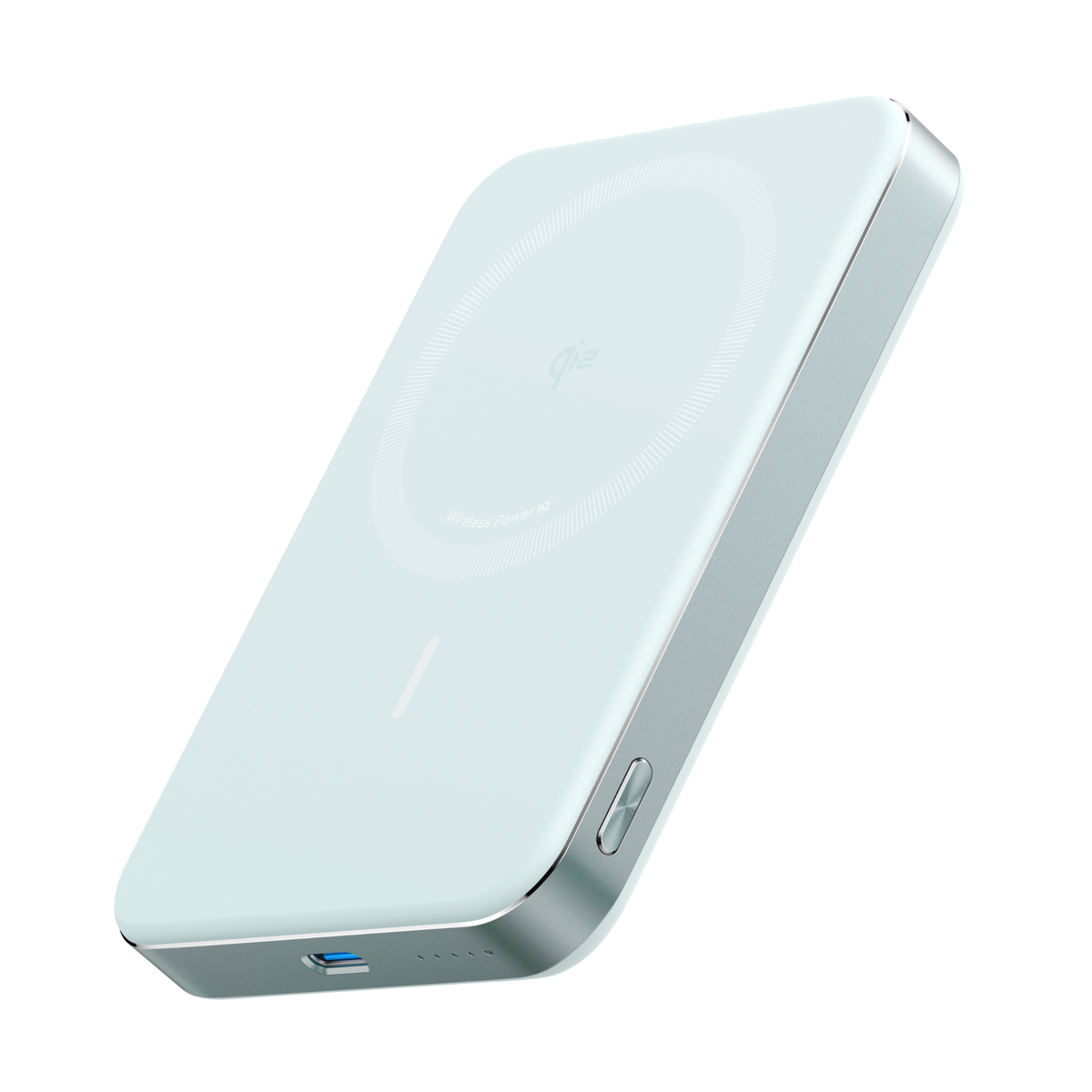 Anker MagGo Slim Power Bank, 10,000mAh with Qi Wireless