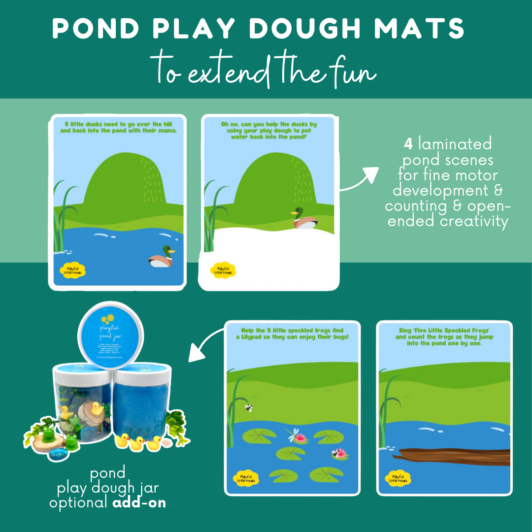 Duck Pond Playdough Kit: Educational Toy for Kids | Nursery Rhyme Inspired