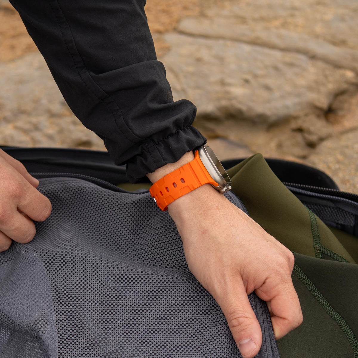 Robust Silicone Sport Band for Apple Watch