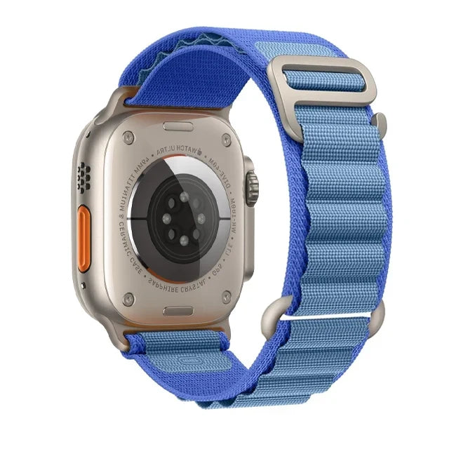 BandsCo Alpine Nylon Loop Band for Apple Watch, Metal Hook