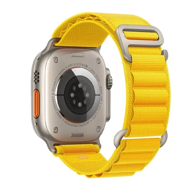 BandsCo Alpine Nylon Loop Band for Apple Watch, Metal Hook