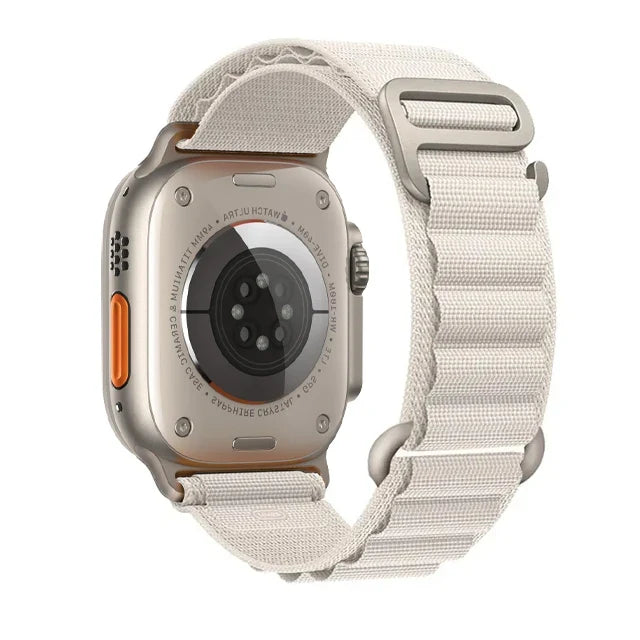 BandsCo Alpine Nylon Loop Band for Apple Watch, Metal Hook