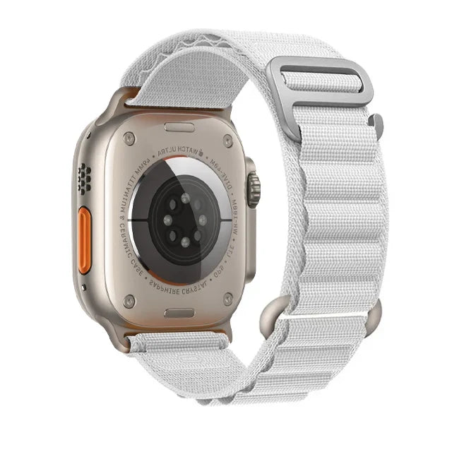 BandsCo Alpine Nylon Loop Band for Apple Watch, Metal Hook