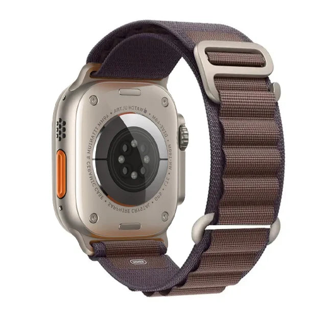 BandsCo Alpine Nylon Loop Band for Apple Watch, Metal Hook