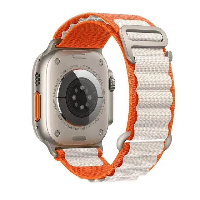 BandsCo Alpine Nylon Loop Band for Apple Watch, Metal Hook