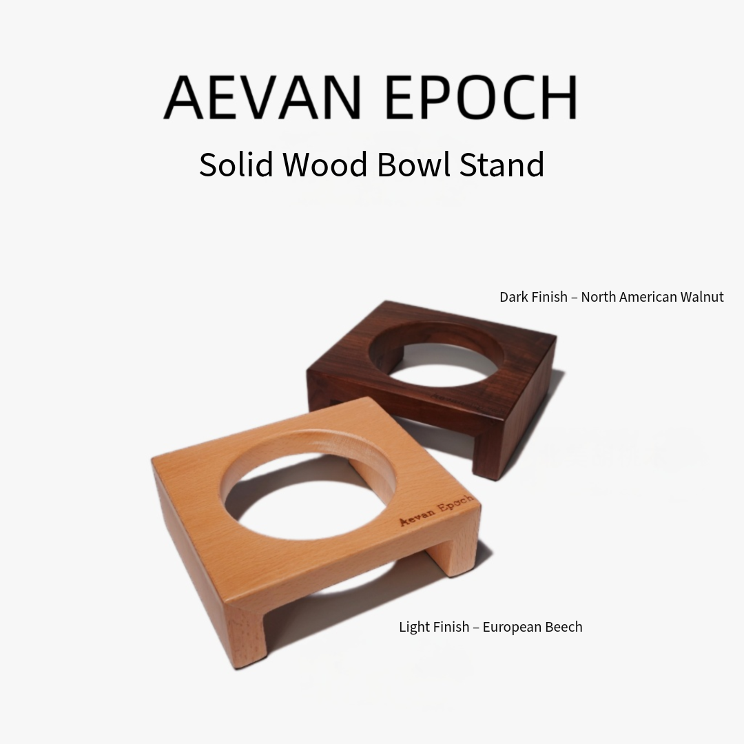 Aevan Epoch | Solid Wood Pet Bowl Stands
