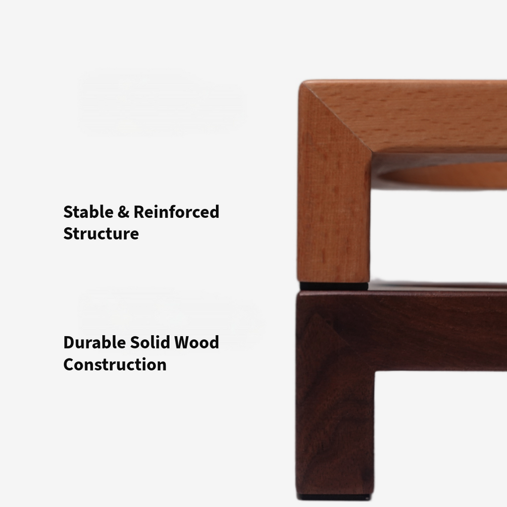 Aevan Epoch | Solid Wood Pet Bowl Stands