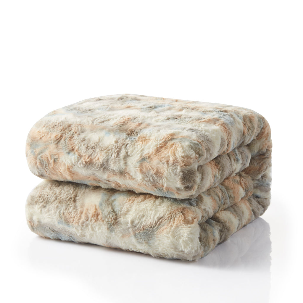 Tache Luxurious Russian Lynx Faux Fur Throw Blanket (DY12)