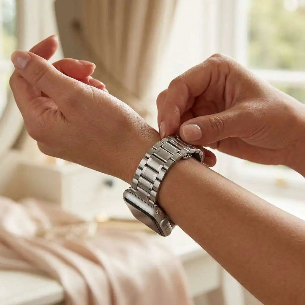 Anhem Lustro Stainless Steel Band for Apple Watch