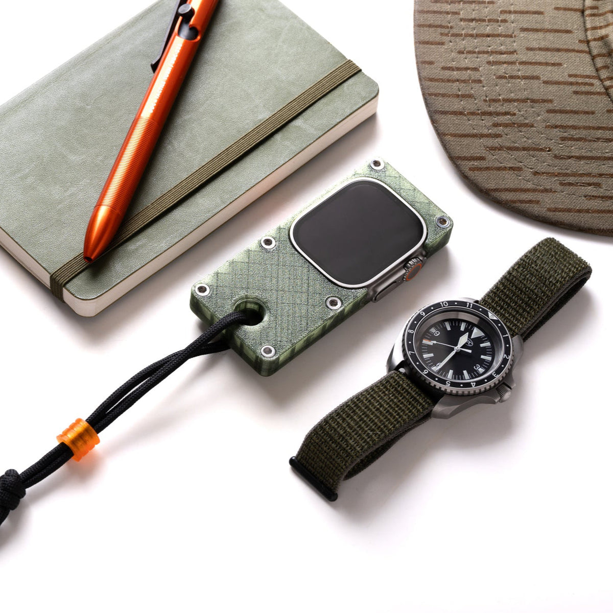 elrow miniphone ultra Case for Apple Watch Ultra, Olive