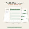 Weekly Meal Planner & Grocery List Printable
