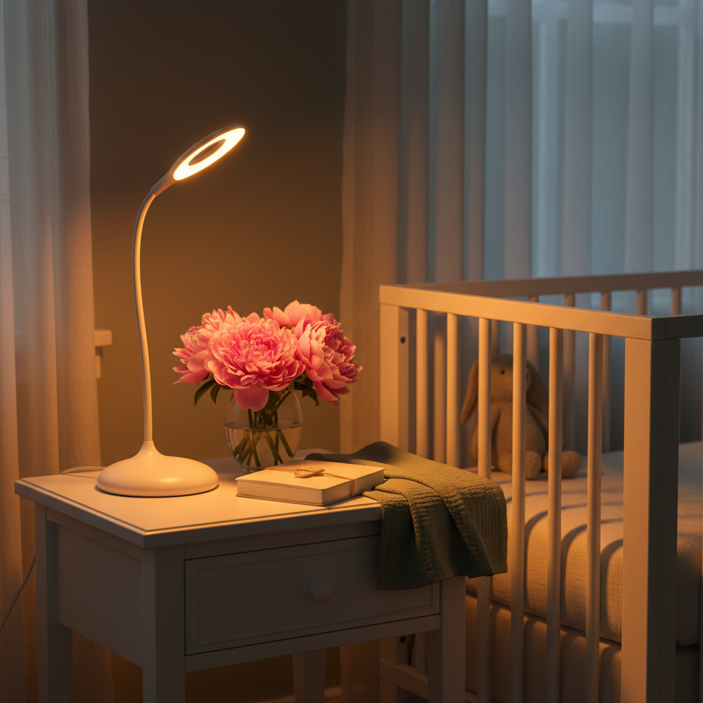 MoonNest - Warm Glow Table, Desk & Nursery Lamp